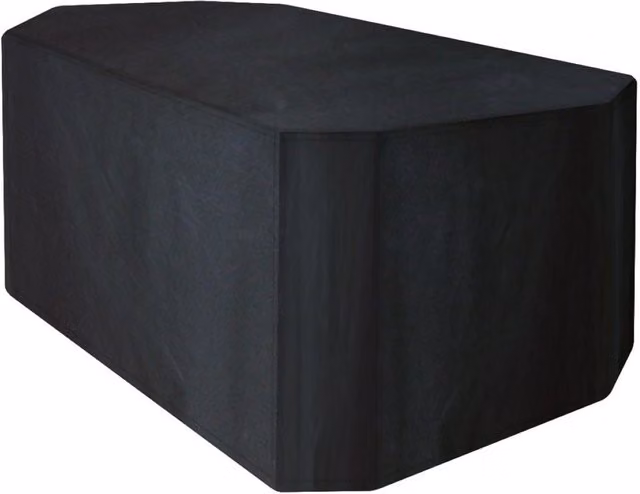 Primrose Living Black Polyester Protective Cover for Rectangular 6 Seater Furniture Sets