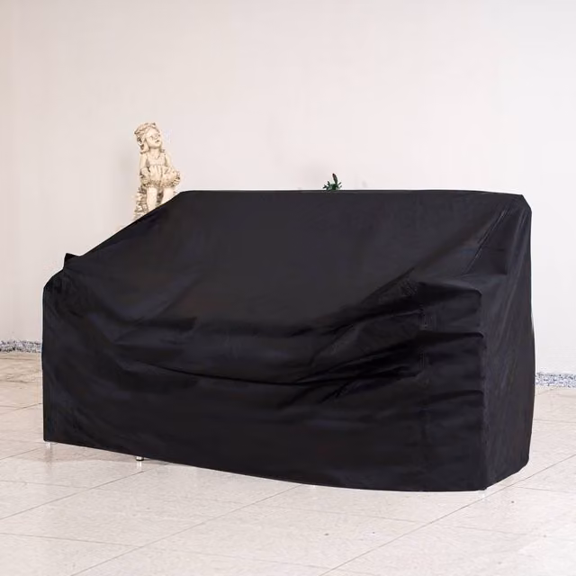 Direct Wicker Black Polyester Protective Cover for Bistro Garden Sets