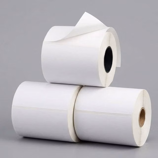 Storm Trading Group 6 Rolls of White Direct Thermal Shipping and Postage Labels, 4x6 inch