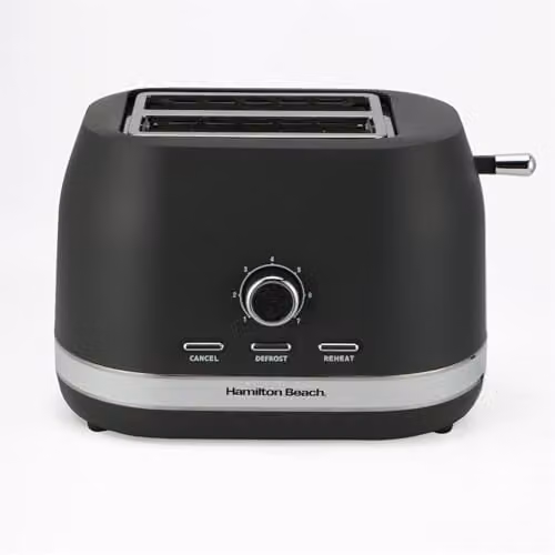 Hamilton Beach 2 Slice Toaster with Cable Storage, 800W, Anthracite Grey