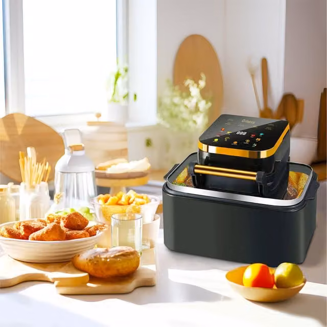 G-Maxx XL 15L Family Gourmet Hot Air Fryer in Black