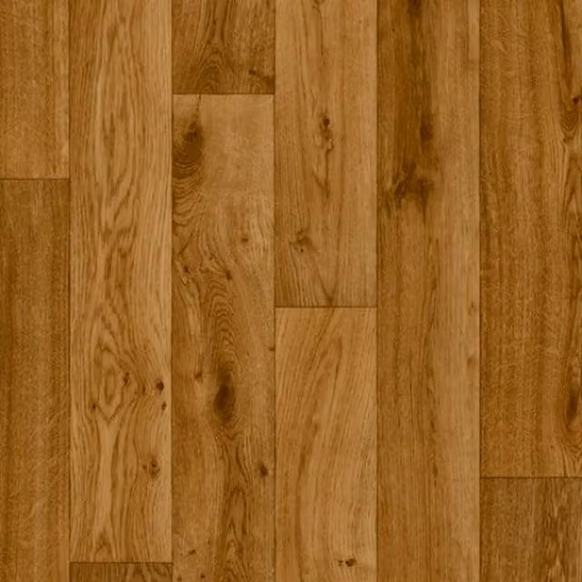 Bartek Oak Wood Look Vinyl Flooring Plank in Brown