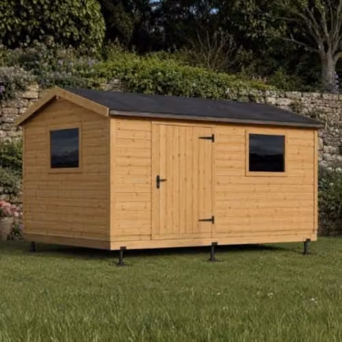 Swift Leveller Flexi Shed Base System Black Steel Adjustable Foundation for Sheds, Summerhouses, Garden Rooms and Workshops