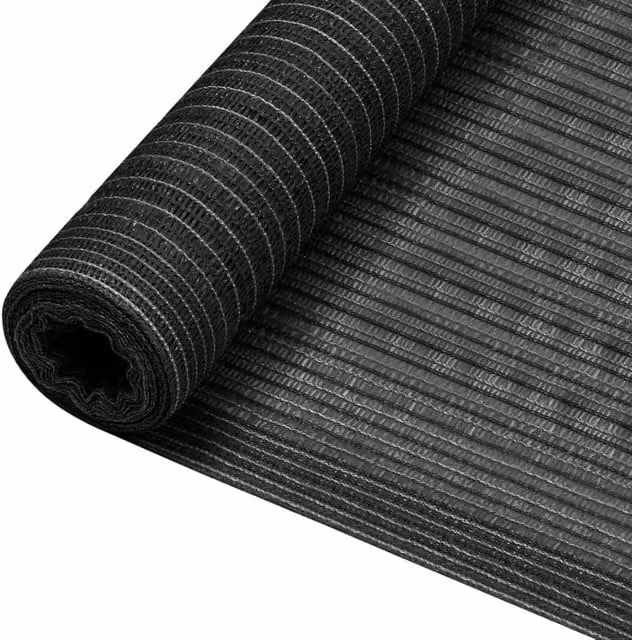 Berkfield Home Privacy Netting in Anthracite and Black, HDPE, 3.6 x 10 m