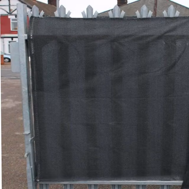 True Products Grey Semi-Transparent Shade Netting Privacy Screening Windbreak, H: 1.5 m, W: 10 m