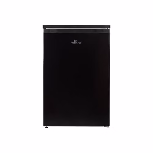 Willow WUCFZ55B 85L Undercounter Upright Freezer with Reversible Door and Recessed Handle, Black
