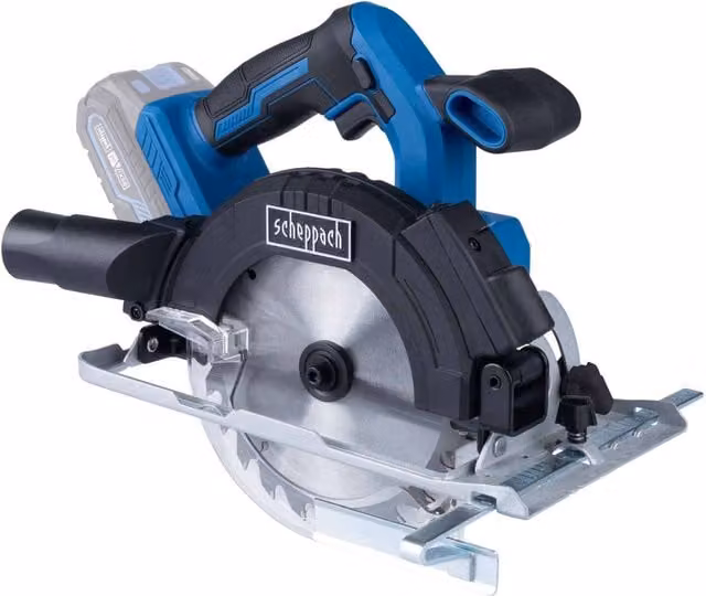 Scheppach C-HCS165-X Cordless Circular Saw 20V Blue with 165mm Blade and 53mm Cut Depth