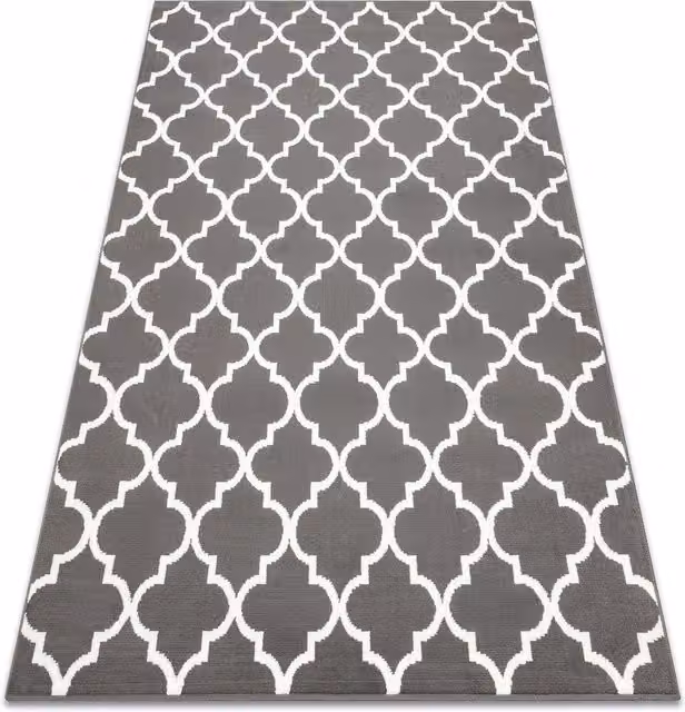 RugsX Morad Moroccan Vintage Rug in Grey, W: 140 cm, L: 200 cm