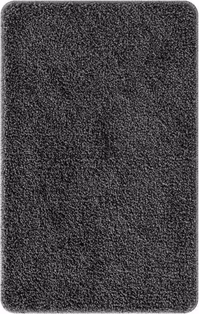 Berkfield Home Non-Slip Rectangular Bath Mat in Grey, W: 60 cm x L: 90 cm