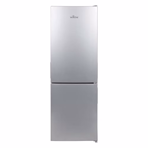 Willow WFF157S 157L Freestanding 70/30 Fridge Freezer in Silver with Low Frost Technology and Adjustable Thermostat