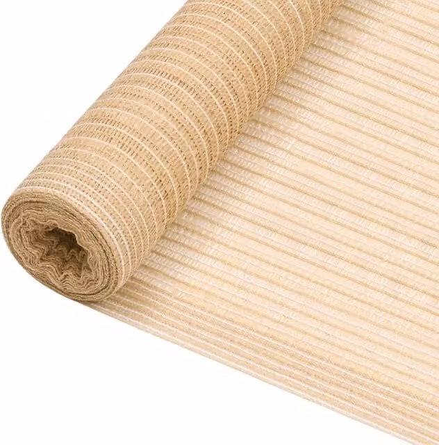 Berkfield Home Beige Privacy Netting, HDPE, 1.8 x 50 m