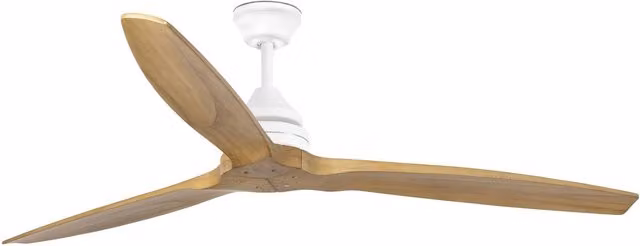Faro Alo White Ceiling Fan with Remote Control