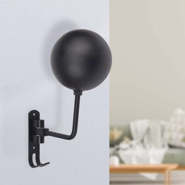 SPETLEK Black Wall Mount Stand, W: 1000 cm, H: 52 cm