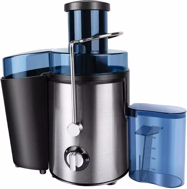 EONLION Centrifugal Electric Juicer Machine for Fruit and Vegetables in Silver