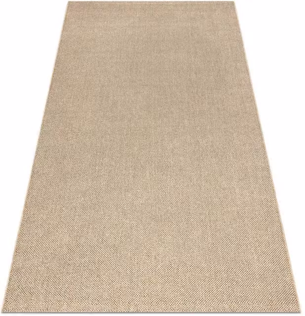 RugsX Casablanca Loom Boho Flat Weave Rug in Beige, W: 80 cm, L: 150 cm