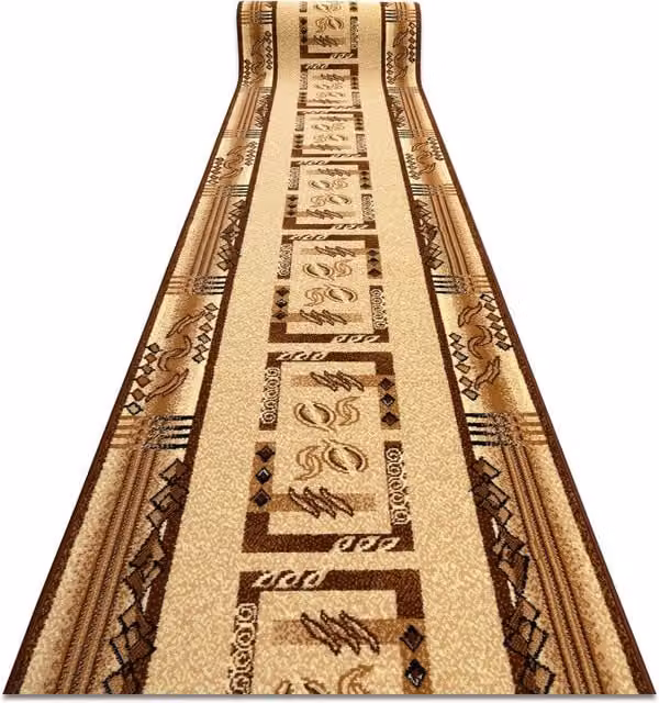 RugsX Jaś Oriental Runner in Beige, W: 150 cm, L: 390 cm