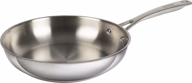 Kuhn Rikon Allround Uncoated Stainless Steel Induction Safe Frying Pan, Silver, 20cm