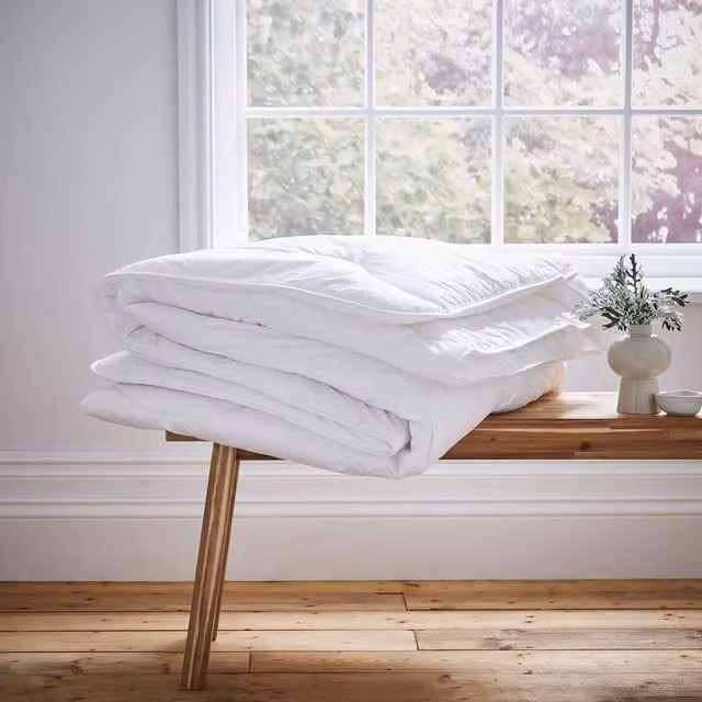 Murmur Temperature Regulating Super Kingsize Cotton Duvet, 10.5 Tog, White