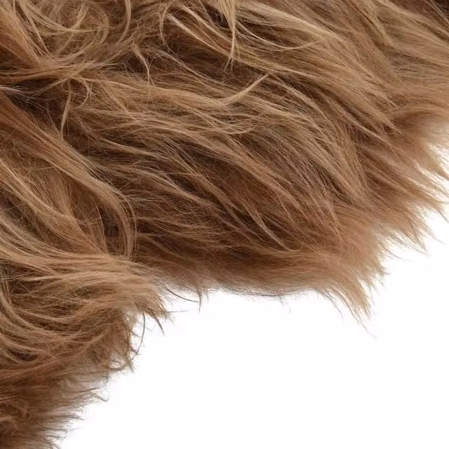 Berkfield Home Icelandic Sheepskin Armchair Cover, Brown, W: 70 cm, H: 110 cm