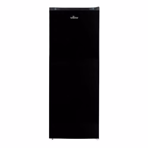 Willow WTF55B 177L Freestanding Tall Upright Freezer with Reversible Door, Black