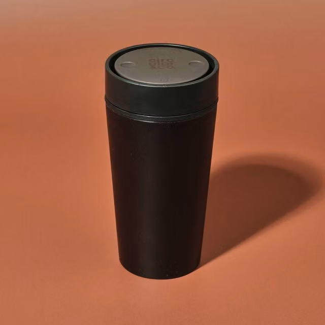 Circular & Co Reusable Coffee Mug in Black, 355ml