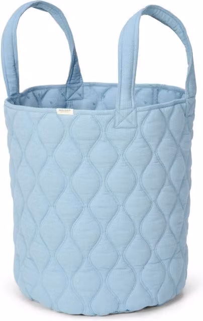 Little Dutch Fabric Storage Basket for Babies in Blue
