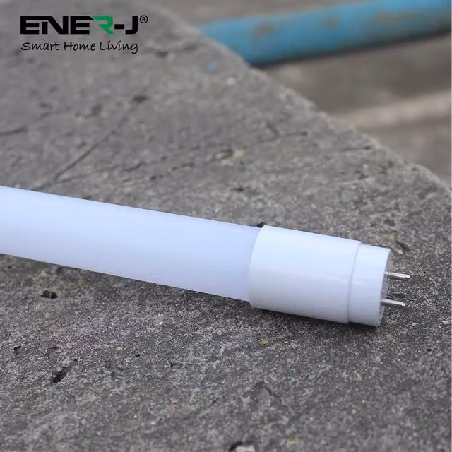 ENER J T8 LED Nano Plastic Tube 22W CCT Switchable, White (Pack of 5)