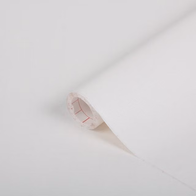 dc fix White Leather Effect Self Adhesive Vinyl Wrap W: 90 cm, L: 10 m