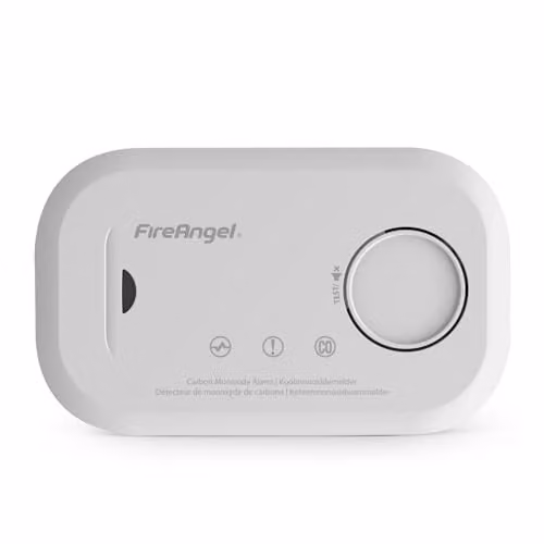 FireAngel White Carbon Monoxide Alarm with Replaceable Battery