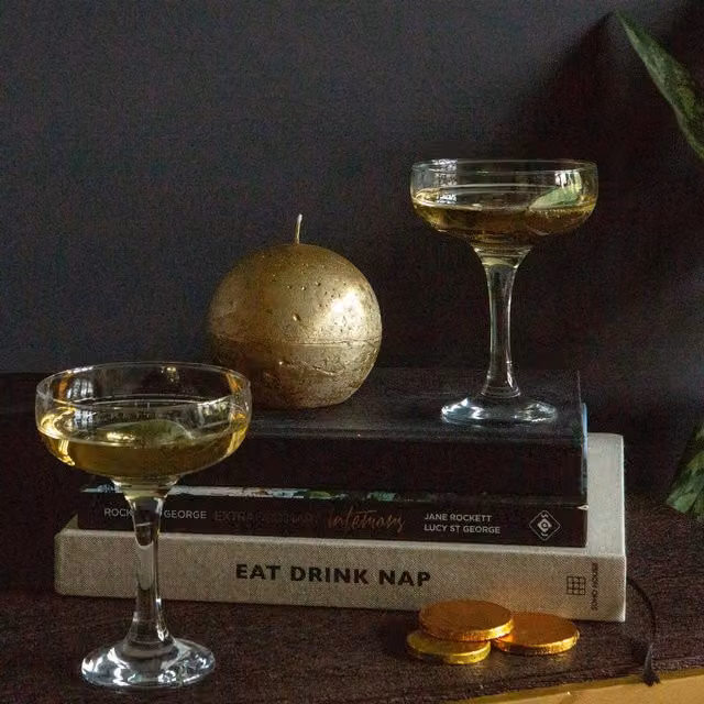 Rink Drink Transparent Cocktail Glass, 200 ml