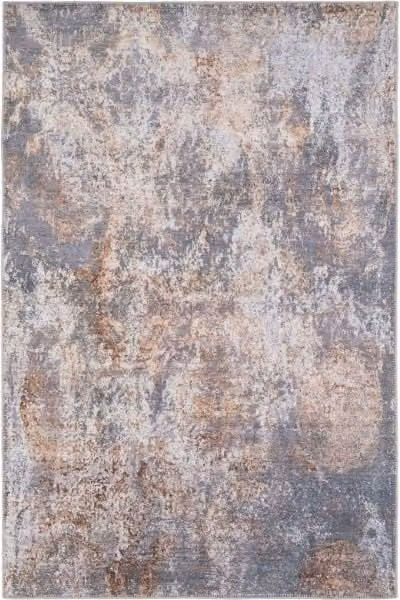 Kukoon Large Abstract Area Rug for Living Room and Bedroom, Washable and Non-Slip, Multicolour Metallics, W: 160 cm, D: 230 cm