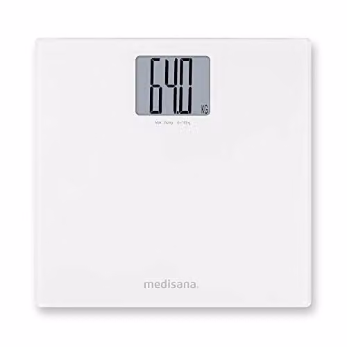 Medisana PS 470 XL Digital Glass Personal Bathroom Scales, White