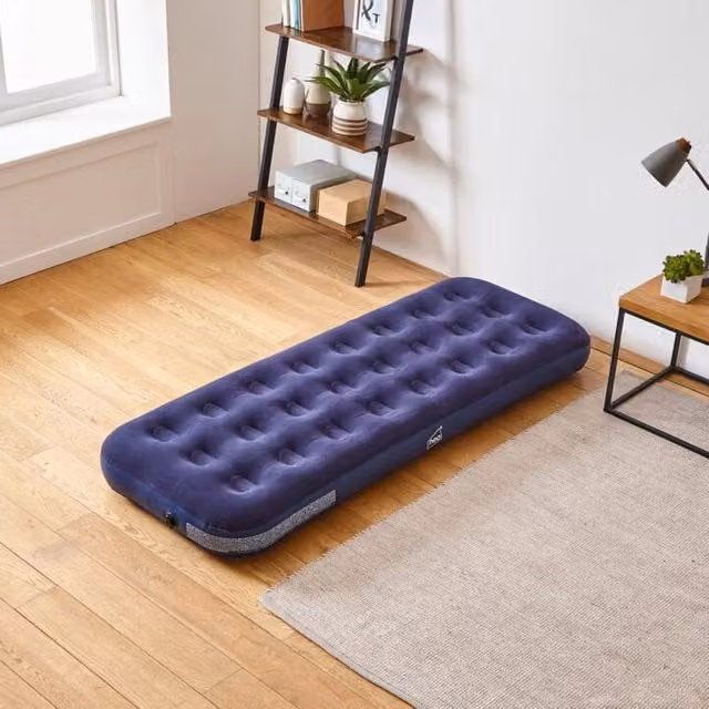 Neo Inflatable Air Bed Mattress in Blue, W: 140 cm x L: 200 cm