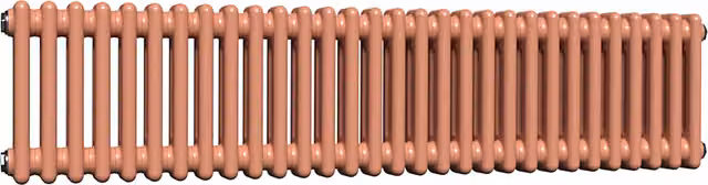 Lux Heat Horizontal Column Radiator in Coral, 2 Column, W: 30 cm, H: 137 cm