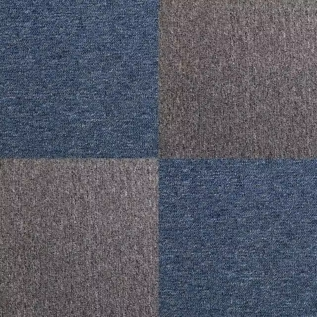 MonsterShop 40 Carpet Tiles in Storm Blue and Anthracite, 10m2
