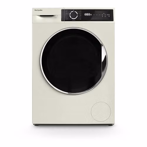 Montpellier MWM814BLC Cream 8kg Front Loader Washing Machine with 1400 RPM and A Energy Rating