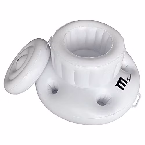 SHATCHI White Inflatable Waterproof PVC Spa Accessories for MSpa Hot Tubs