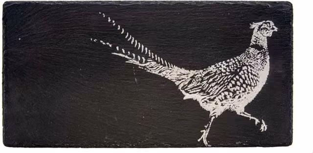 Selbrae House Country House Slate Table Runner in Grey and Anthracite