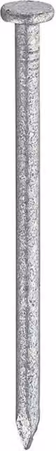 Unifix Galvanised Round Steel Wire Nails, Silver, Box of 25, 40 x 2.36 mm