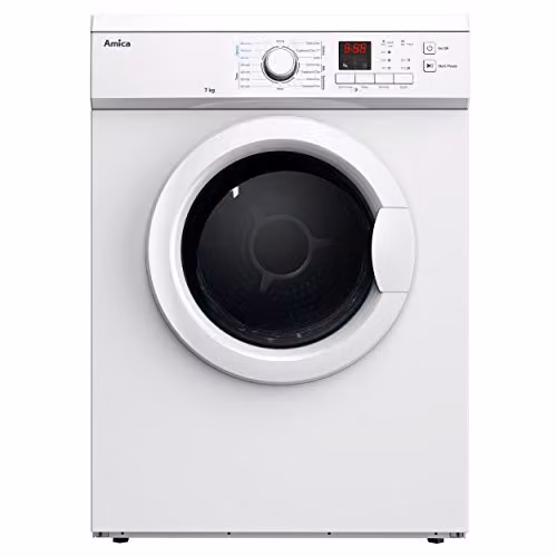Amica ADV7CLCW Vented Tumble Dryer, White, 7kg, C Energy Rating