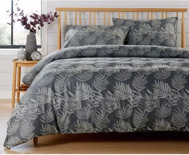 NewEdgeBlinds Grey Floral Jacquard Blinds 200 x 200 cm