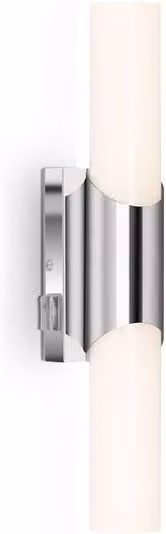 Briloner Silver Chrome LED Bathroom Wall Light with Cool White Illumination