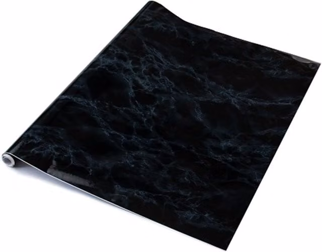 D-C-Fix Marble Black Self Adhesive Vinyl Wrap Film, W: 67.5 cm, L: 500 cm