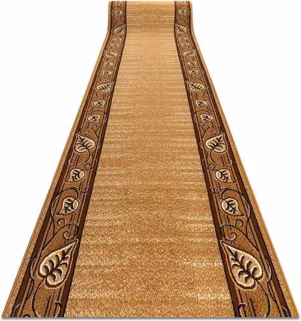 RugsX Bcf Feliks Runner in Gold, W/D: 140 x 180 cm