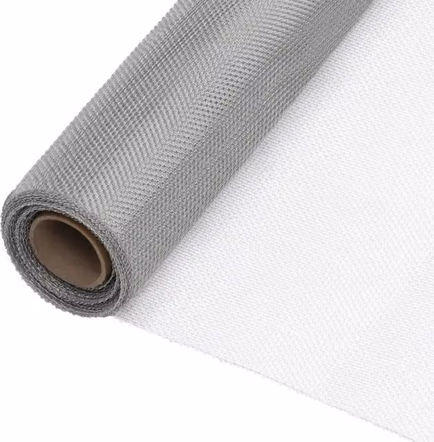 Berkfield Home Stainless Steel Mesh Screen, Silver, W: 60 cm, L: 1000 cm