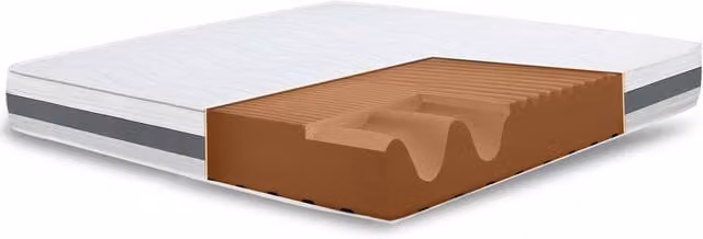 The White Stone Antibacterial Waterfoam Mattress in White, H 20 cm x W 90 cm x D 170 cm