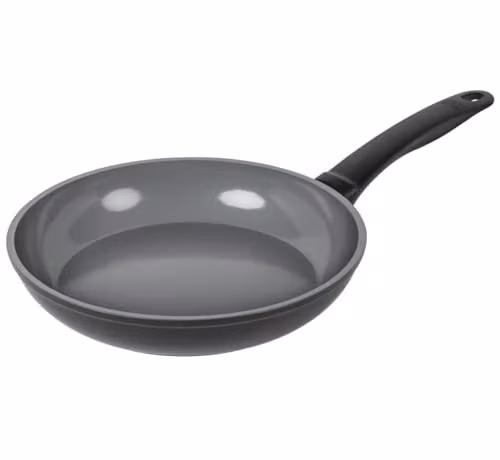 Kuhn Rikon Grey Ceramic Frying Pan, 24cm, Made from Recycled Aluminium