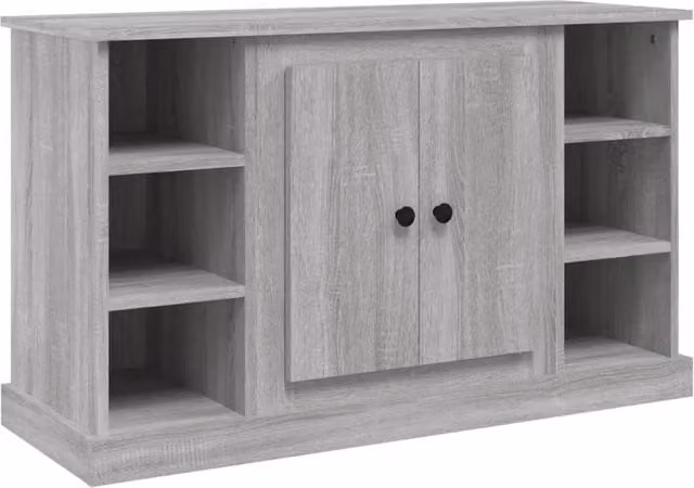 Berkfield Home Grey Sonoma Sideboard, W/D/H: 100 x 35.5 x 60 cm