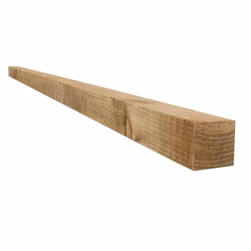 Snowdon Treated Pine Square Timber Post, Brown, 6 Pack, L: 240 cm, W: 5 cm, T: 4.7 cm