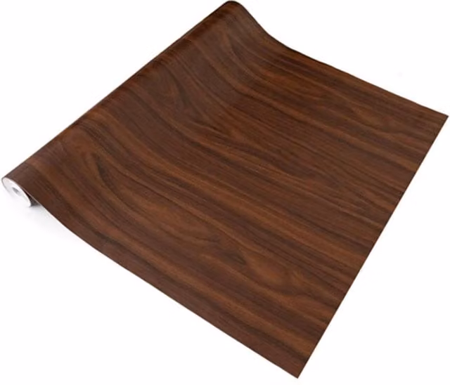 D-C-Fix Walnut Self Adhesive Vinyl Film, Brown, W: 90 cm, L: 1000 cm